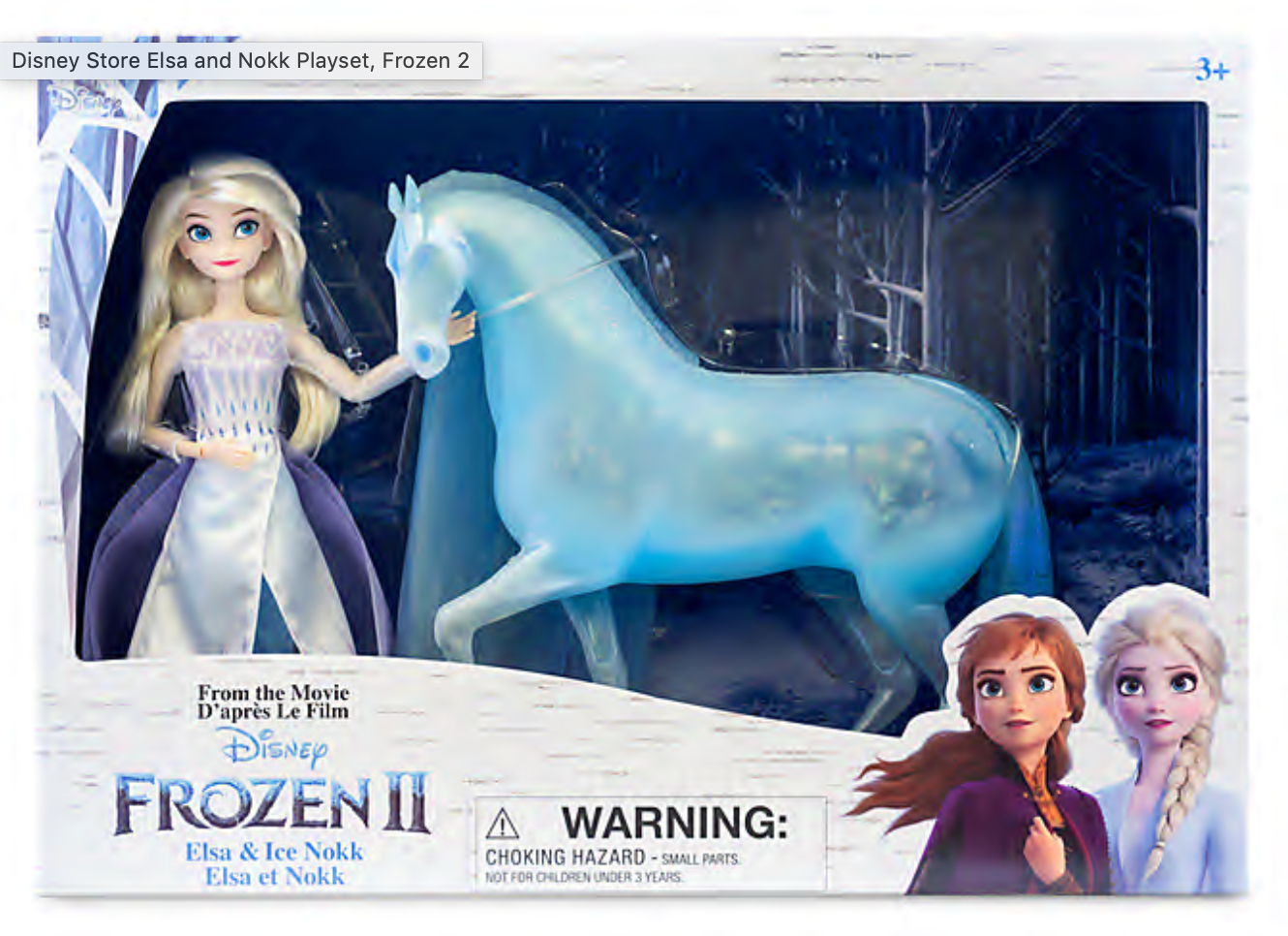Disney Elsa and Nokk Playset Frozen 2 New With Box