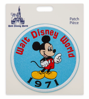 Disney Walt Disney World 50th Anniversary Mickey Mouse Patch New