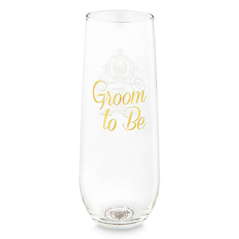 Disney Fairy Tale Weddings Groom Glass Tumbler New
