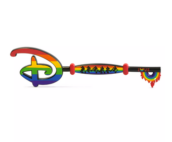 Disney Parks Rainbow Collection Mickey Collectible Key New with Box