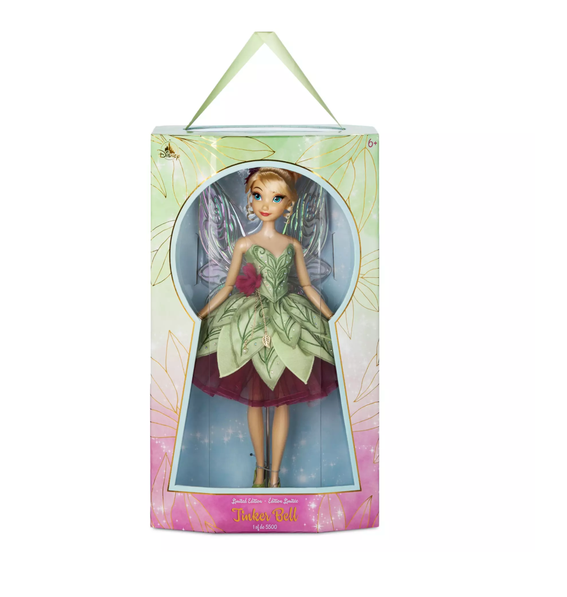 Disney Peter Pan 70th Anniversary Tinker Bell Limited Edition Doll New with Box