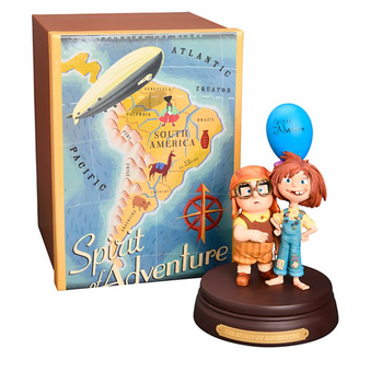 Disney Disneyland Paris Up Carl and Ellie as Kids Figurine New with Box