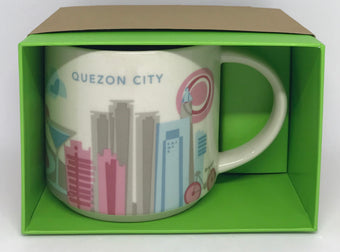 Starbucks Coffee You Are Here Quezon City Philippines Ceramic Coffee Mug New