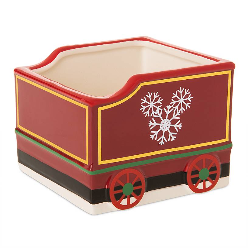 Disney Store Mickey Mouse and Friends Holiday Train Mini Bowl Set New with Box
