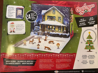 Christmas Story Advent Calendar 24 Days of Surprises 25 pcs Included Pop Up New