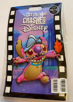 Disney Stitch Crashes Princess Pocahontas Pin Limited New with Card