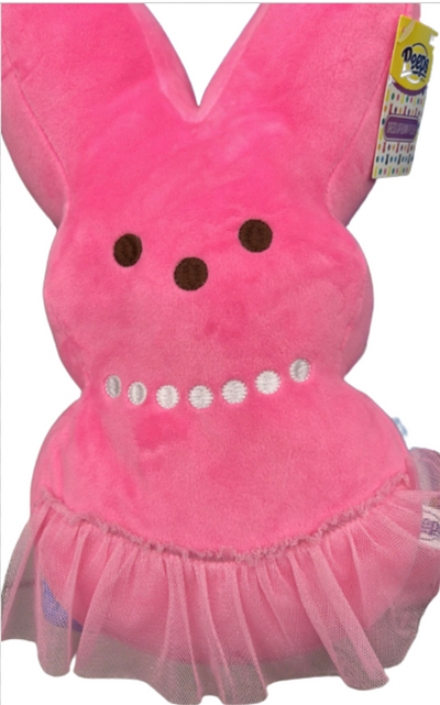 Peeps Easter Peep Bunny Dress Up with Tutu Pink 13in Plush New with Tag