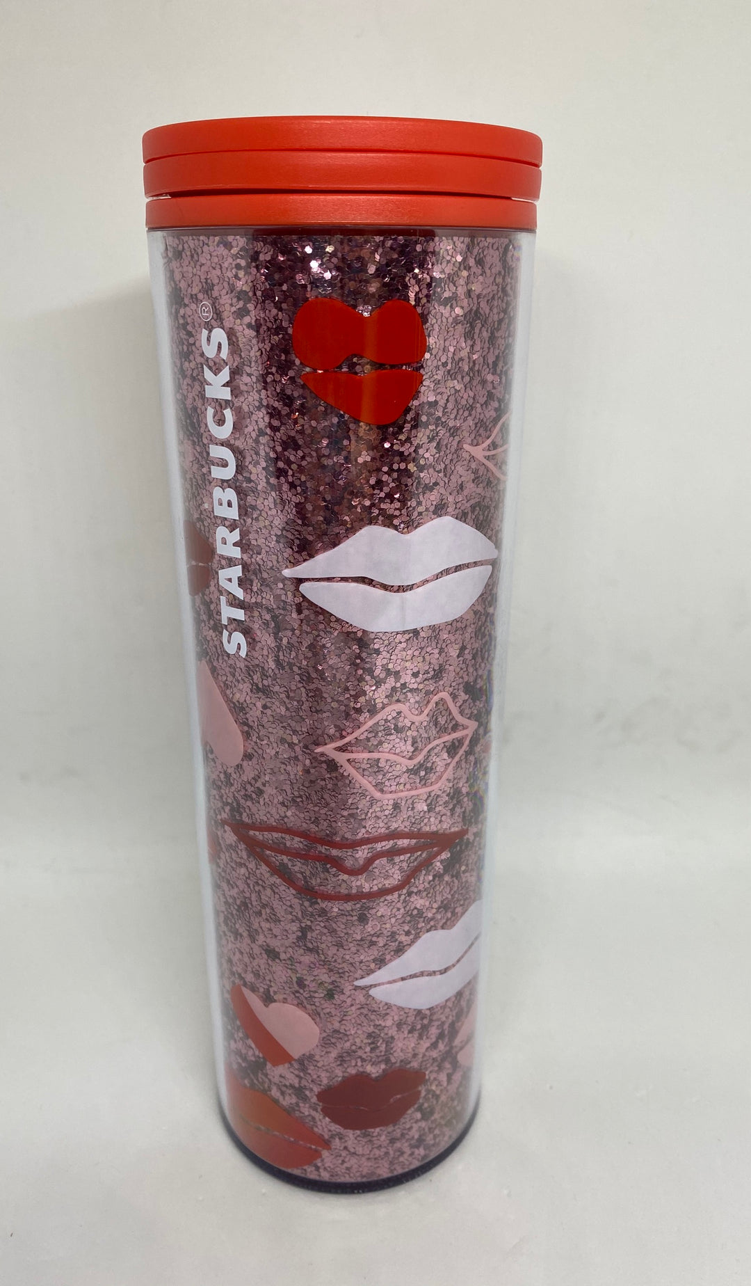 2021 valentines starbucks cups Starbucks Valentine 2021 Lips and Hearts Glitter Travel Tumbler New – I  Love Characters