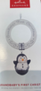 Hallmark 2022 Grandbaby's First Christmas Penguin Bell Ornament New With Box
