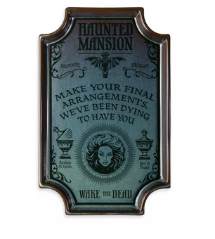 Disney Parks The Haunted Mansion Madame Leota Porcelain Tray New