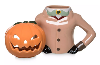 Disney Parks Happy Halloween The Headless Horseman Mug and Lantern Set New