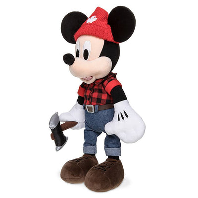Disney Parks Epcot Canada Lumberjack Mickey Mouse Plush New with Tag