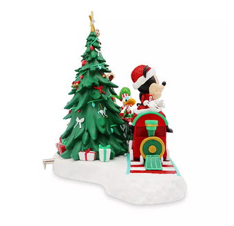 Disney Mickey Friends Musical We Wish You a Merry Christmas Holiday Figurine New