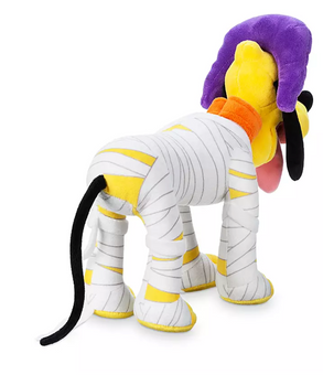 Disney Parks Happy Halloween Pluto Mummy Plush New with Tags