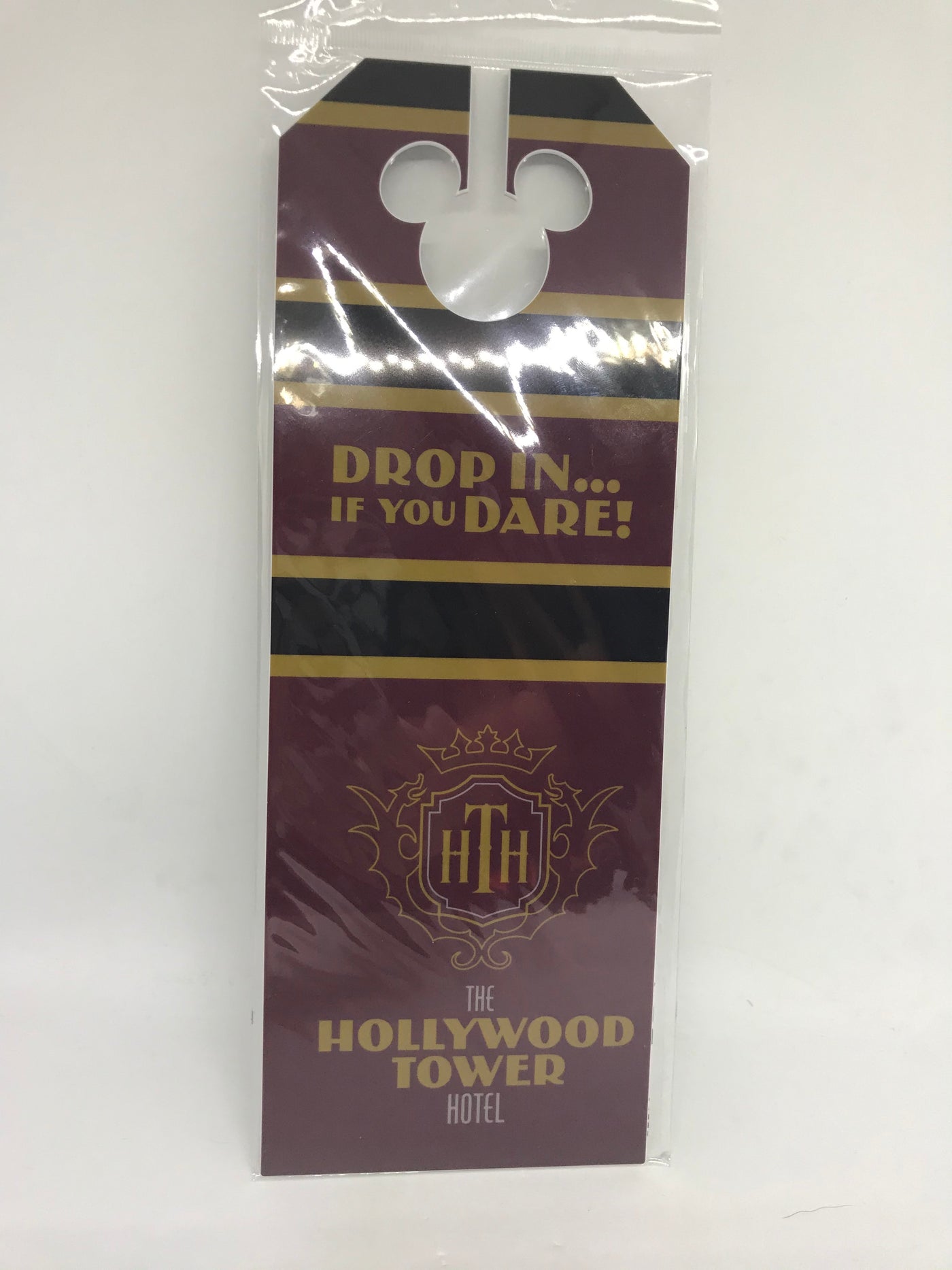 Disney Parks The Hollywood Tower Hotel You Can Check In Door Hanger New