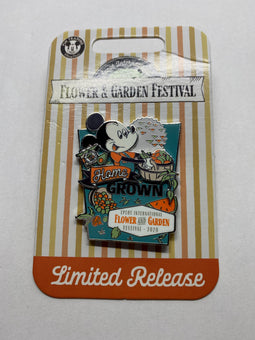 Disney Flower and Garden Festival 2020 Mickey Home Frown Pin Limited New