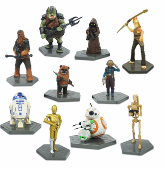 Disney Star Wars Droids and Creatures Deluxe Figure Play Set New with Box