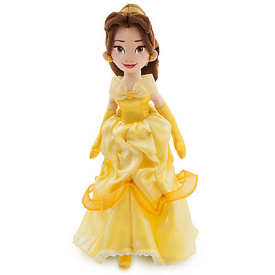 Disney Store Beauty And The Beast Princess Belle Doll 18" Plush Toy New