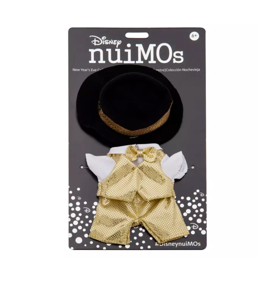 Disney NuiMOs Outfit Gold Suit with Black and Gold 2022 Hat New with Card