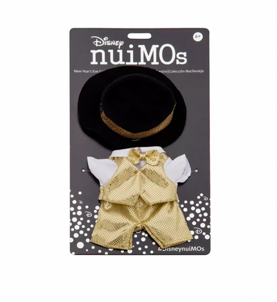 Disney NuiMOs Outfit Gold Suit with Black and Gold 2022 Hat New with Card