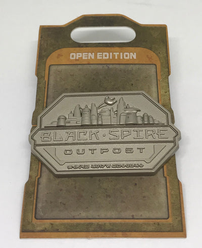 Disney Parks Star Wars Galaxy Edge Black Spire Outpost Logo Pin New with Card