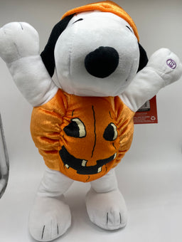 Peanuts Snoopy Bouncing Halloween With Sounds and Movements Plush New with Tag