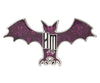Disney Parks Haunted Mansion Wallpaper Bat Pin New with Card