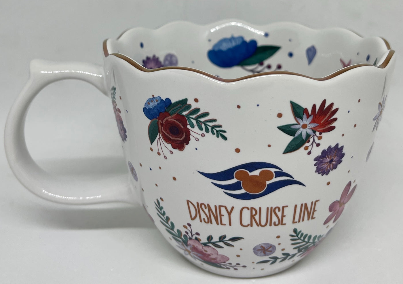 Disney Cruise Line Minnie Let's Sail Away Ceramic Tea Coffee Mug New