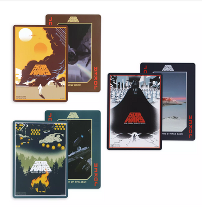 Disney Parks Star Wars The Original Trilogy Playing Cards Three-Pack New Sealed
