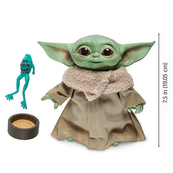 Disney The Child Talking Plush Toy Hasbro Star Wars The Mandalorian Yoda New