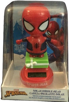Disney Marvel Spiderman Solar Bobble Head New with Box