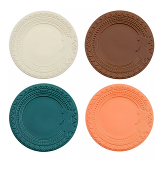 Disney Parks Moana Spotlight Set of Four Stoneware Plates New with Tag