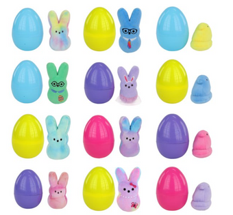 Peeps Surprise Egg Stuffed Plush Toy Set of 3 PEEPS(R) EGG Easter New With Tag