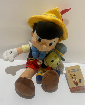 Disney Store Japan Pinocchio Jiminy Cricket Plush New with Tags