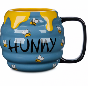 Disney Winnie the Pooh Bee Hunny Pot Shape Coffee Mug New