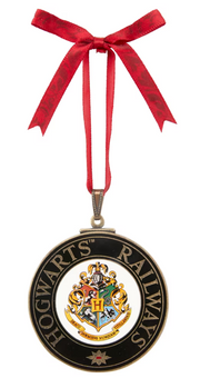 Universal Studios Harry Potter Hogwarts Railways Metal Ornament New With Tag