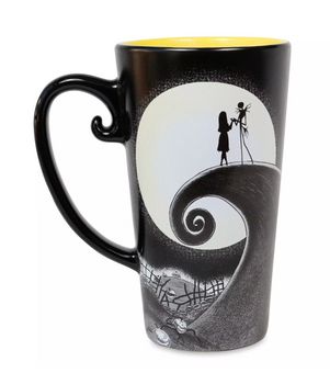 Disney Jack Skellington and Sally Love is Eternal Color Changing Latte Mug New