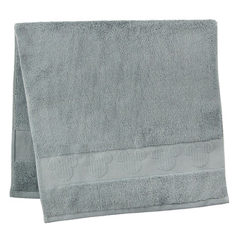 Disney Parks Mickey Icon Cotton Hand Towel Light Blue New With Tags