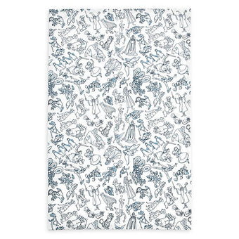 Disney Parks Ink & Paint Kitchen Towel Set New with Tags