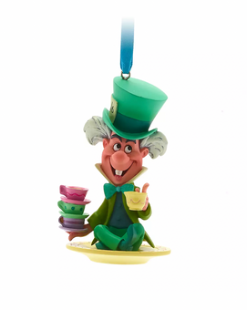 Disney Sketchbook Mad Hatter Alice in Wonderland Christmas Ornament New with Tag