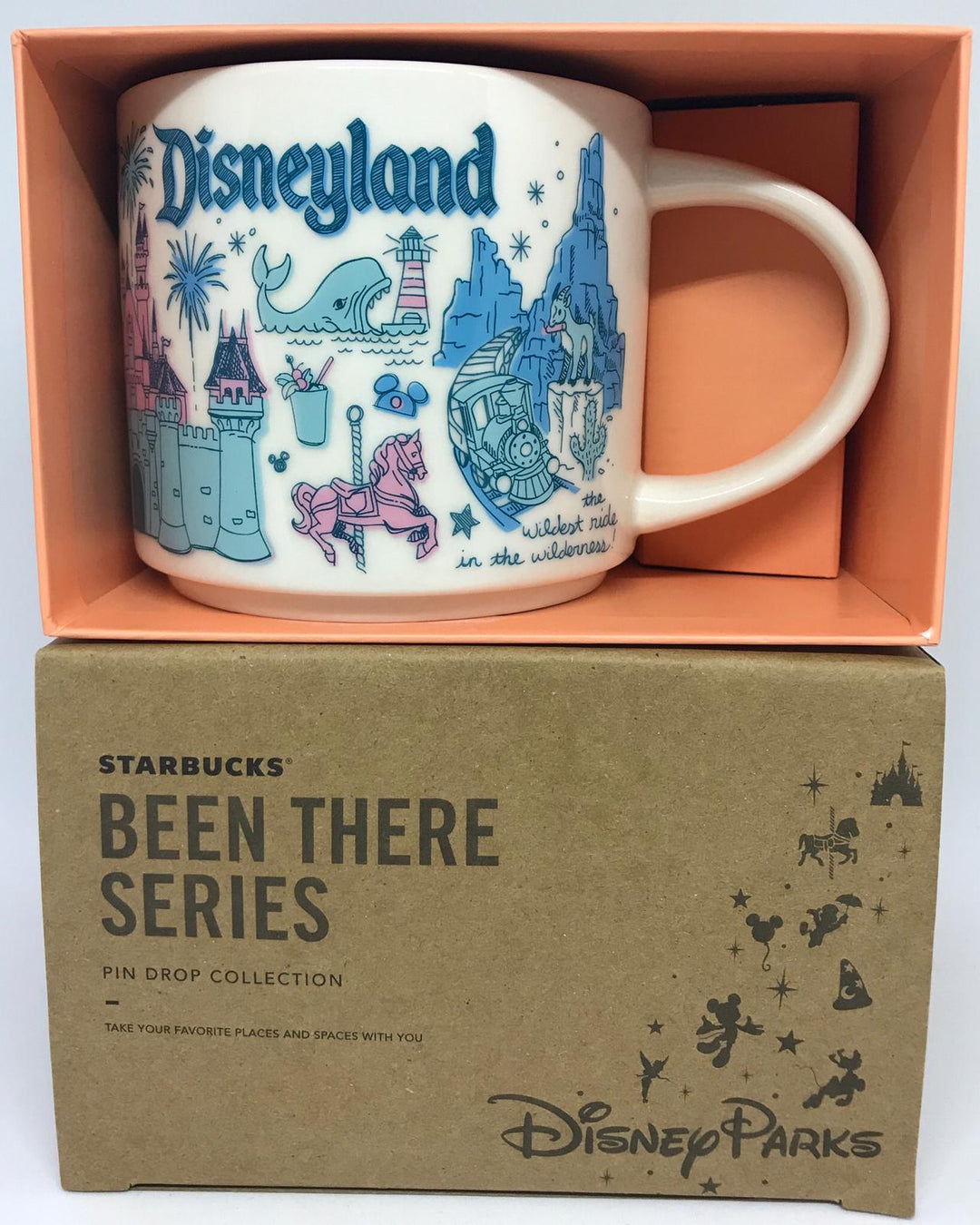 Starbucks Been There Series Coffee Mug Disneyland in California New wi  I  Love Characters