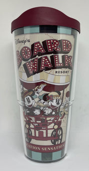 Disney Board Walk Resort Mickey Minnie A Vacation Sensation Tervis Tumbler New