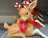 Holiday Time Deer Christmas Figurine Decor New With Tag