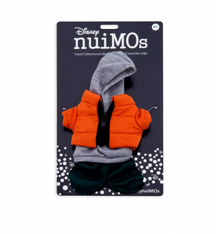 Disney NuiMOs Outfit Orange Puffer Jacket Gray Hoodie Green Jogger Pants New
