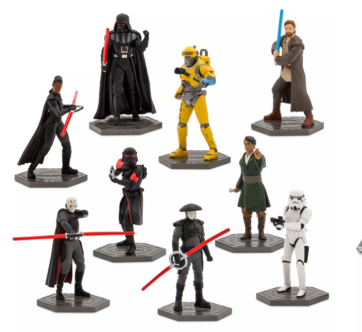 Disney Star Wars Obi-Wan Kenobi Deluxe Figurine Playset New Disney Star Wars Obi-Wan Kenobi Deluxe Figurine Playset New