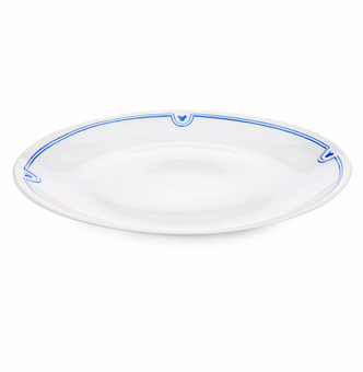 Disney Parks Homestead Blue Mickey Icons Dinner Plate New