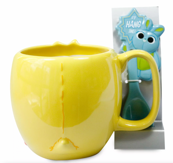 Disney Ducky and Bunny Mug and Spoon Set Toy Story 4 Ceramic Coffee Mug New