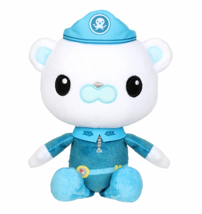 Octonauts Above & Beyond Captain Barnacles Plush Stuffed Netflix Polar Bear 8"