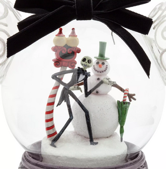 Disney Sketchbook Jack Skellington Dome Christmas Ornament New With Tag