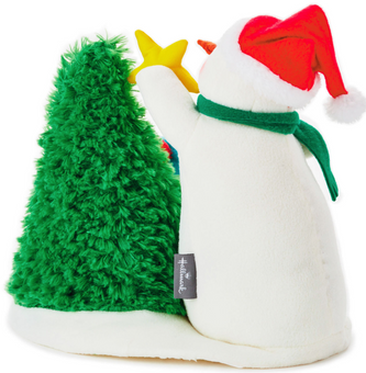 Hallmark 2021 Tangled Up in Christmas Snowman Singing Plush New With Tag